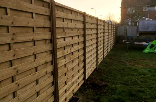 Timber fencing