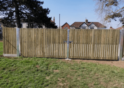 Panel Fencing completed by Wyatt Fencing