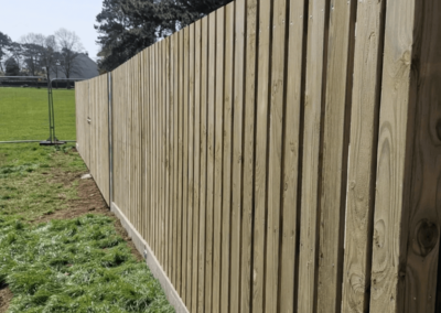Panel Fencing completed by Wyatt Fencing