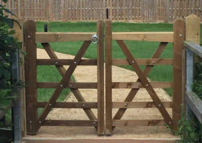 Timber Gate and Fence