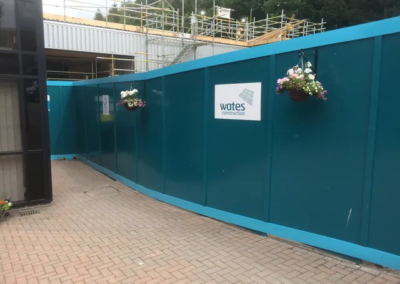 Wates construction Temporary Fencing