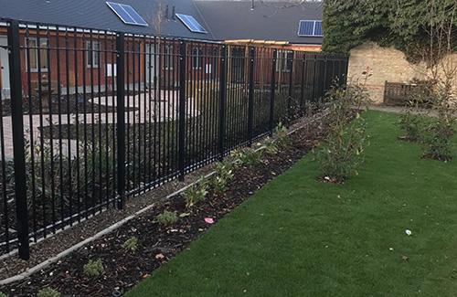 Railings and street furniture